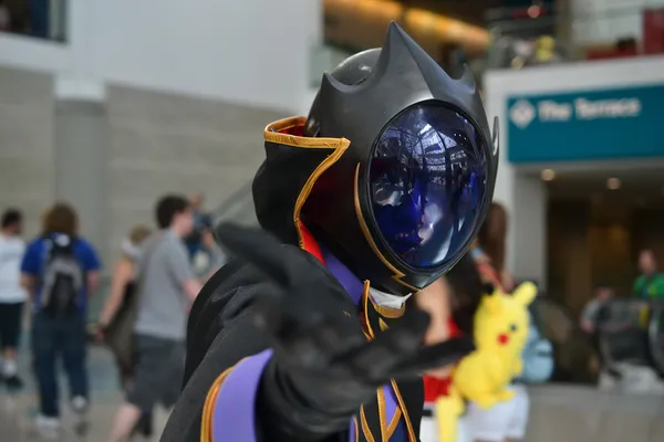 Болельщики в костюмах на LA Anime Expo 2012 — стоковое фото