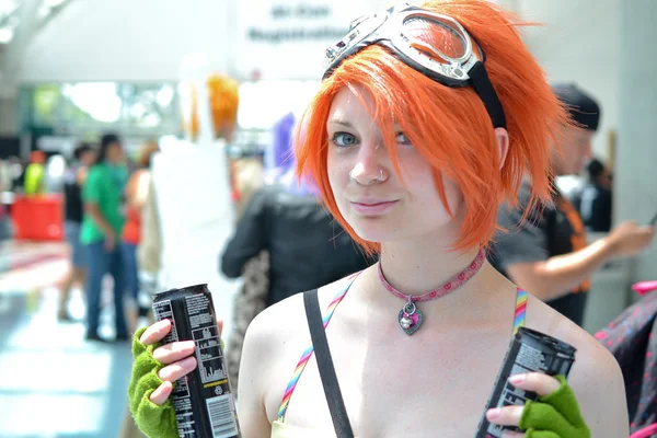 Болельщики в костюмах на LA Anime Expo 2012 — стоковое фото