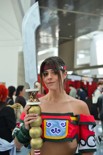 Rajongók a ruha egy La Anime Expo 2012 — Stock Fotó