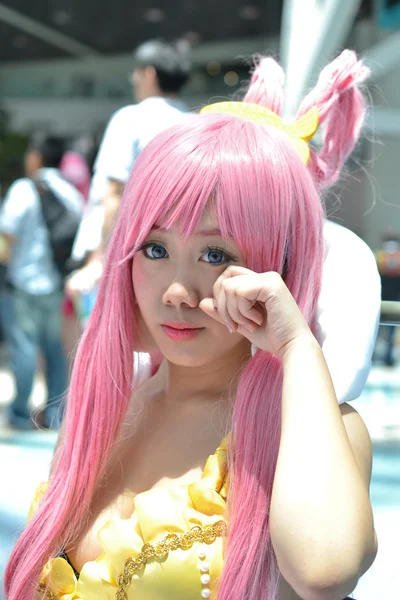 Fãs disfarçados em uma Expo LA Anime 2012 — Fotografia de Stock