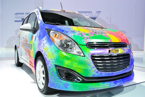 Chevrolet іскри - 11-18-2012 - конференц-центр La Auto Show - Лос-Анджелес — стокове фото