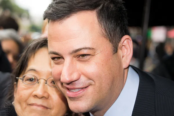 Jimmy Kimmel at the Hollywood Walk of Fame — Stock Photo, Image