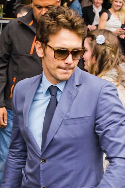 James franco op de hollywood walk van roem ceremonie — Stockfoto