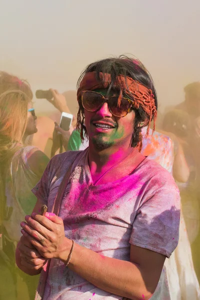 Celebrate Holi Festival Of Colors — Stock Photo, Image