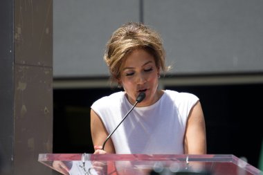 Jennifer lopez, hollywood walk of fame töreni