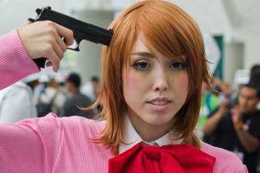 Los angeles, ca - kostüm la anime Expo 2013 Temmuz 5 fan