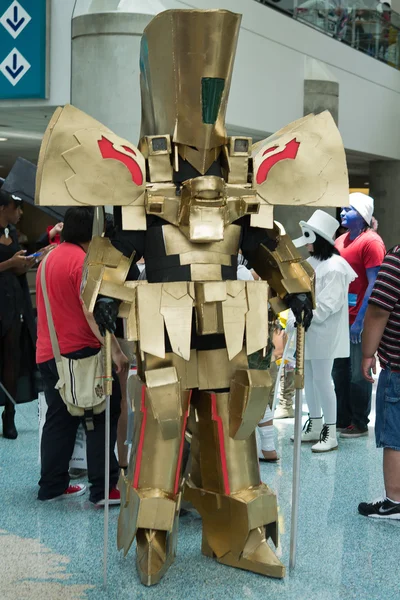 ЛОС-АНДЖЕЛЕС, Калифорния - 5 июля Вентилятор в костюме на LA Anime Expo 2013 — стоковое фото