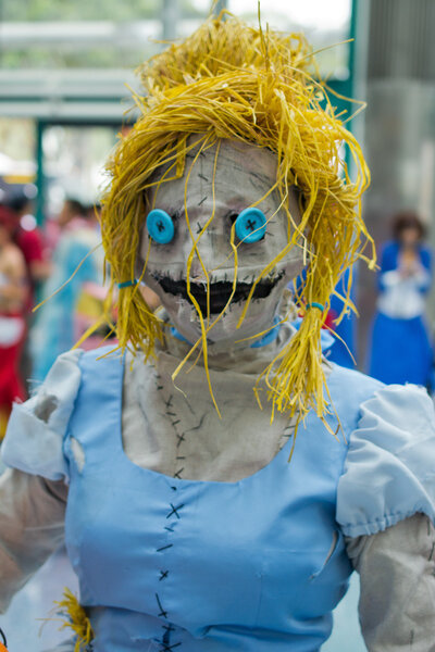 LOS ANGELES, CA - JULY 5 Fan in costume at an LA Anime Expo 2013