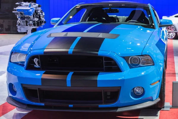 Ford mustang shelby gt500 kupé autó jelenik meg a la auto sh — Stock Fotó