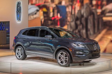 Lincoln mkc araba la auto Show'da sergilenen.