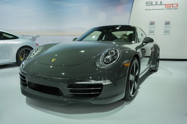 Porsche 911 50 carro em exibição no LA Auto Show . — Fotografia de Stock