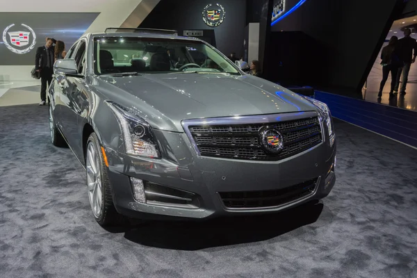 Cadillac cts 4 autó az la auto show kijelző. — Stock Fotó