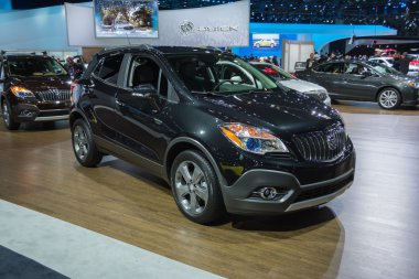 Buick enclave jip araba la auto Show'da sergilenen.