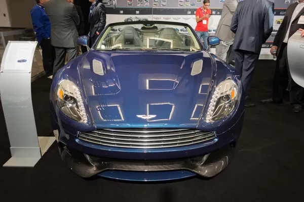 Aston Martin Vanquish Volante car on display at the LA Auto Sho — Stock Photo, Image