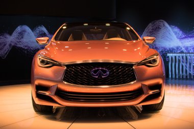 Infiniti q30 konsept otomobili'ndeki la auto show at.
