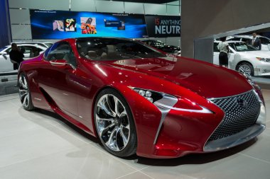 Lexus lf-lc ekran la auto show at.