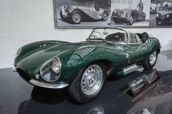 Jaguar xkss 1956 auf der Automesse. — Stockfoto