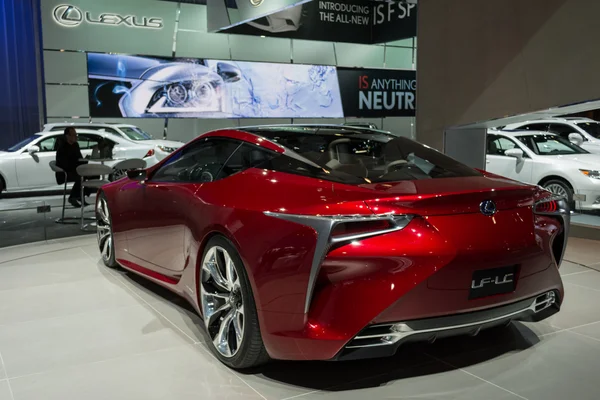 Lexus lf-lc ekran la auto show at. — Stok fotoğraf