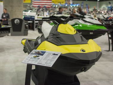 7 Şubat, 2 los angeles boat Show'da sergilenen jet ski