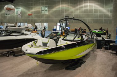 7 Şubat 2014 tarihinde los angeles boat Show'da sergilenen tekne