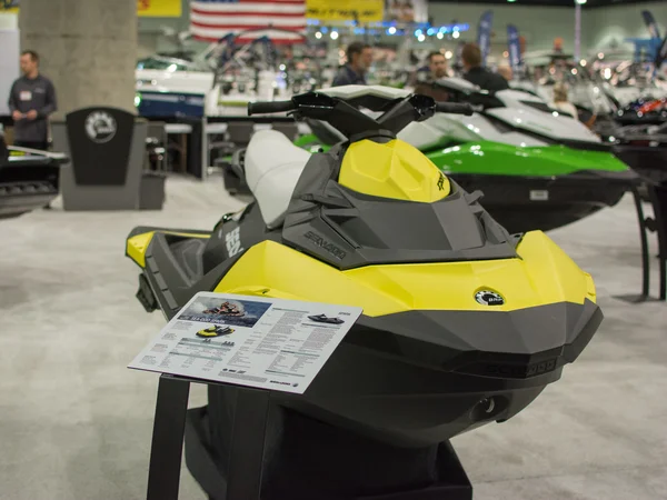 Jet Ski on display at the Los Angeles Boat Show on February 7, 2 — Stock Photo, Image