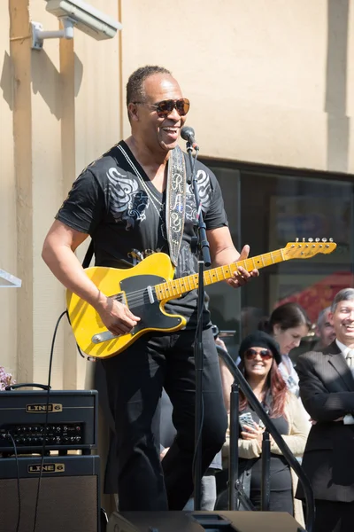 Ray Parker Jr honored  on the Hollywood Walk of Fame — Stock Photo, Image