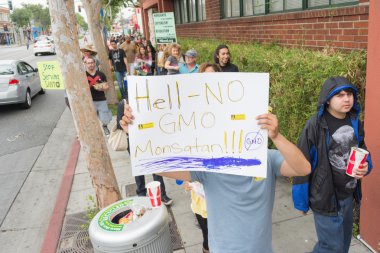 protestocular sokaklarında monsanto corporation karşı yürüdü