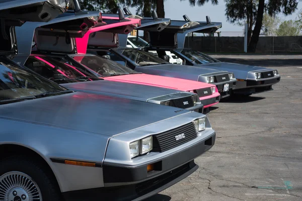 Dmc de lorean auf der jährlichen Veranstaltung supercar sunday — Stockfoto