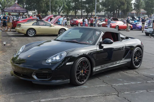 Porsche in mostra all'evento annuale Supercar Sunday Ferrari Day — Foto Stock