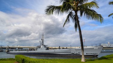 uss kel balık Denizaltı Müzesi sergi için sabitlenmiş