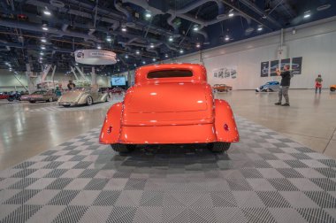 Las Vegas, ABD, 5 Kasım 2021: 1934 Ford Coupe Stallion by Chip Foose SEMA Show 'da sergilendi.