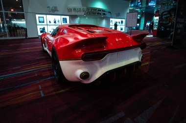 Las Vegas, ABD - 5 Kasım 2021: Lotus Tipi 62-2 Fayton SEMA Show 'da sergilendi