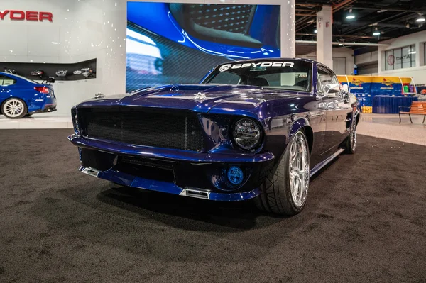 Las Vegas Usa November 2021 Ford Mustang Visades Upp Sema — Stockfoto