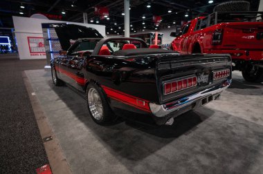 Las Vegas, ABD - 5 Kasım 2021: 1969 Ford Shelby GT500 SEMA Show 'da sergilendi