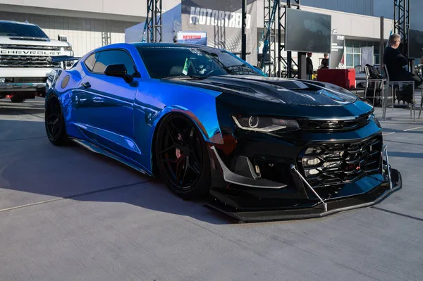 Las Vegas États Unis Novembre 2021 Chevrolet Camaro Zl1 Présentée — Photo