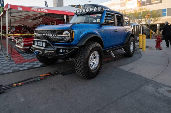 Λας Βέγκας Ηπα Νοεμβρίου 2021 Ford Bronco Παρουσιάστηκε Στο Sema — Φωτογραφία Αρχείου