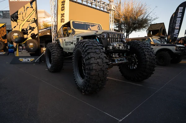 Las Vegas Estados Unidos Noviembre 2021 Jeep Wrangler Presentado Sema — Foto de Stock
