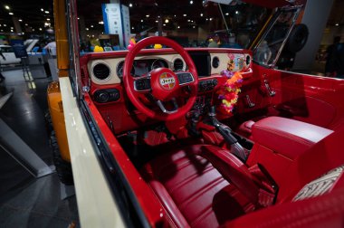 Las Vegas, ABD - 4 Kasım 2021: SEMA Show 'da sergilendi.