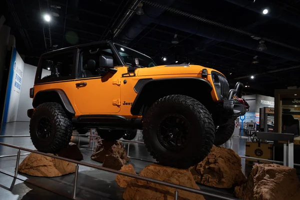 Las Vegas Usa Novembre 2021 Jeep Orange Peelz Mostra Sema — Foto Stock