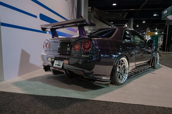 Las Vegas Usa Novembre 2021 Nissan Skyline R34 Spec Mostra — Foto Stock