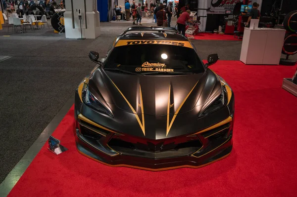 Las Vegas Estados Unidos Noviembre 2021 Corvette Z06 Presentó Sema —  Fotos de Stock