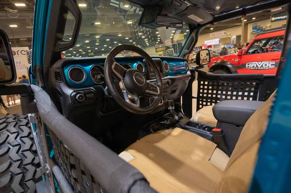 Las Vegas Abd Kasım 2021 Mojito Kapılı Wrangler Rubicon Sema — Stok fotoğraf