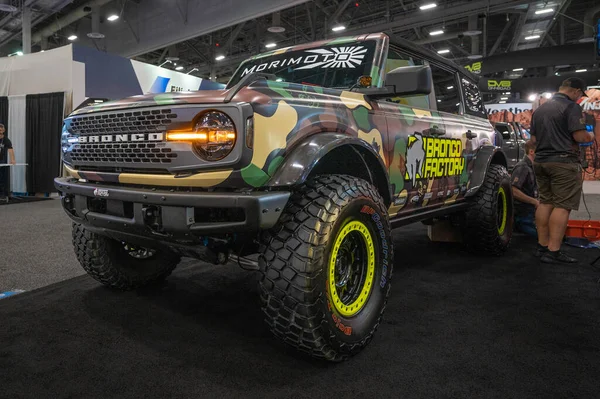 Las Vegas Usa November 2021 Ford Bronco Visades Upp Sema — Stockfoto