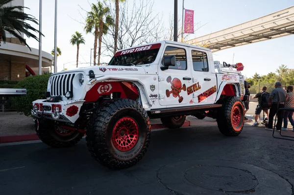 Las Vegas Eua Novembro 2021 Jeep Gladiator Apresentado Sema Show — Fotografia de Stock