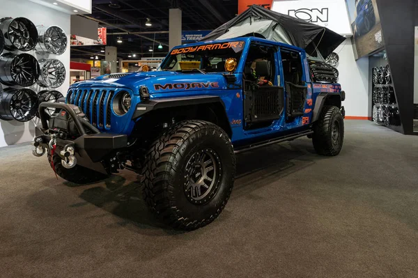 Las Vegas Usa November 2021 Jeep Gladiator Visas Upp Sema — Stockfoto