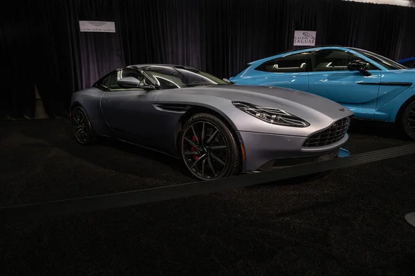 Λος Άντζελες Ηπα Νοεμβρίου 2021 Aston Martin Boosts Db11 Showcased — Φωτογραφία Αρχείου