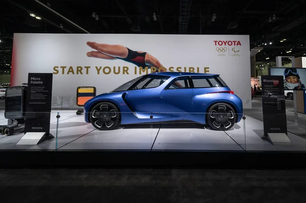 Los Angeles Usa Listopada 2021 Toyota Rhombus Pokazana Wystawie Auto — Zdjęcie stockowe