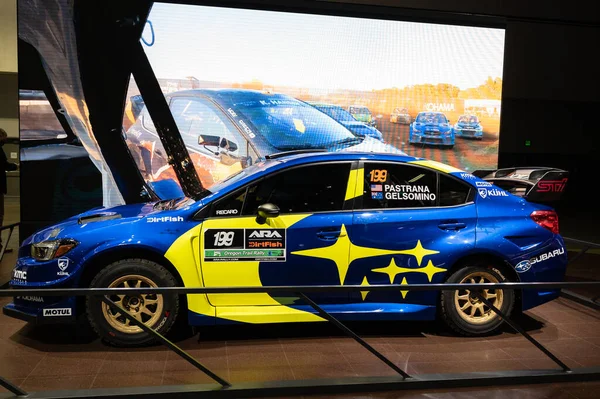 Los Angeles Usa Novembre 2021 Subaru Wrx Sti Presenta Los — Foto Stock