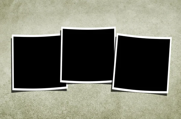 antika arka plan üzerinde boş polaroids