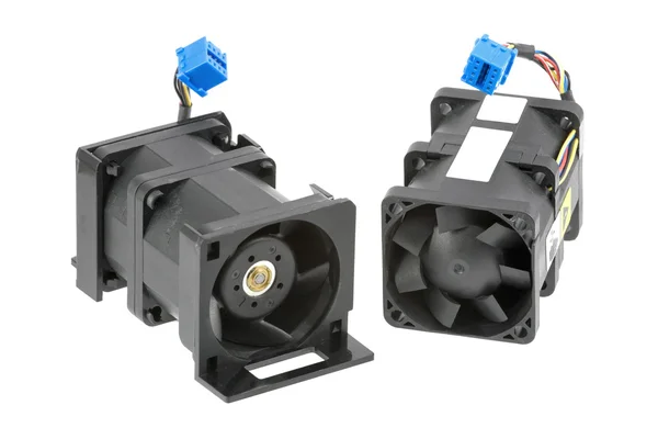 Två dual-rotor fans — Stockfoto